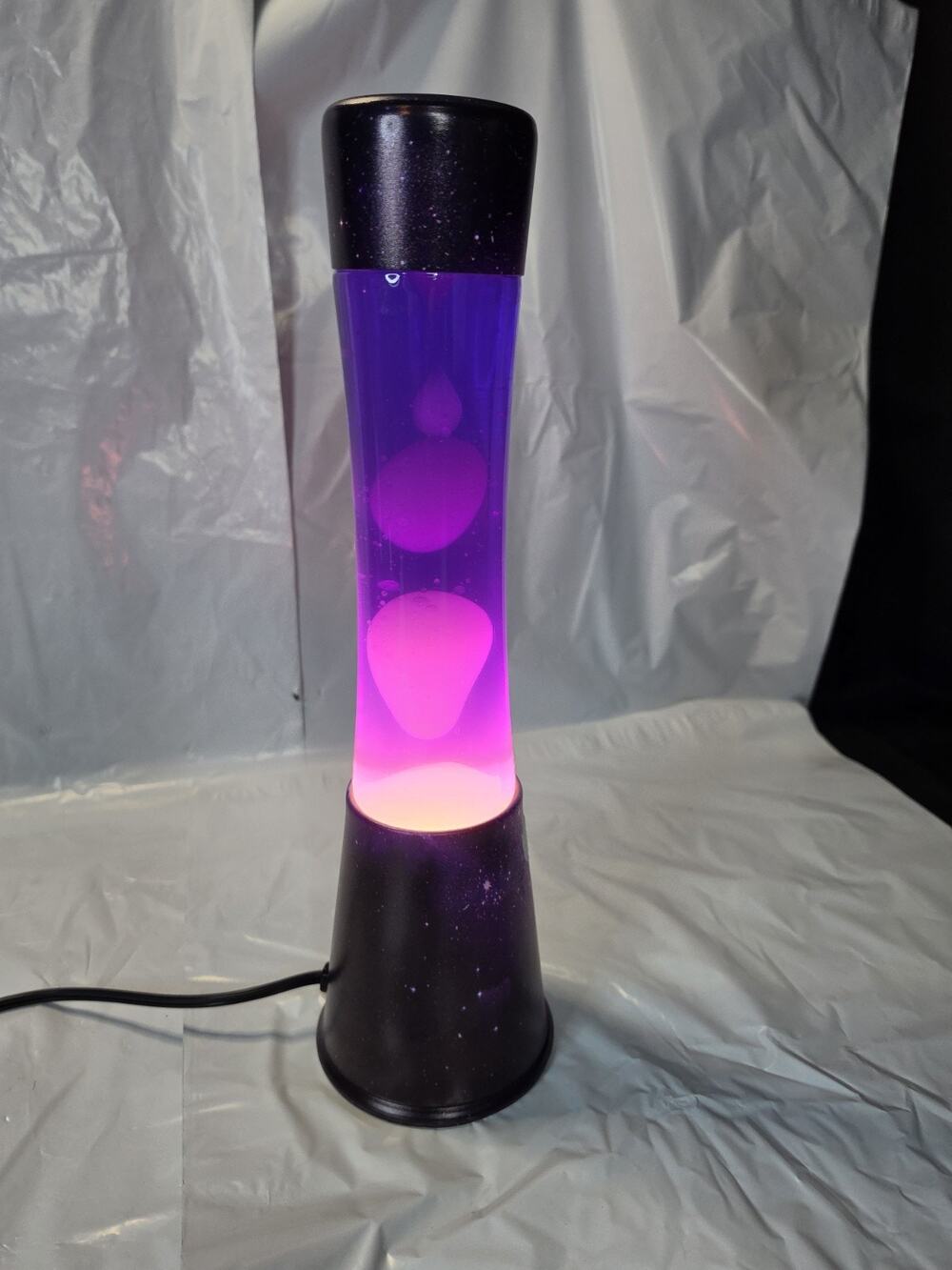 Galaxy Magma 16" Lava Lamp Starry Nebula Milky Way Purple Lite